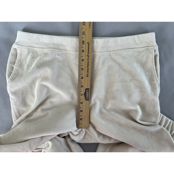 J Jill Women's Corduroy Stretch Pans Jogger Sz Small Beige Pull On - Picture 4 of 9